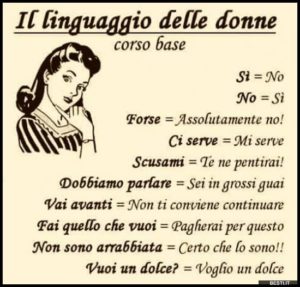 il linguaggio segreto delle donne